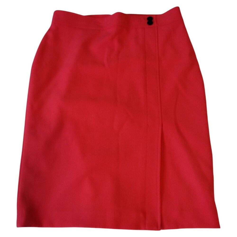 Ann Taylor Lined Knee Length Kick Pleat A-Line Skirt Size 8 Women's